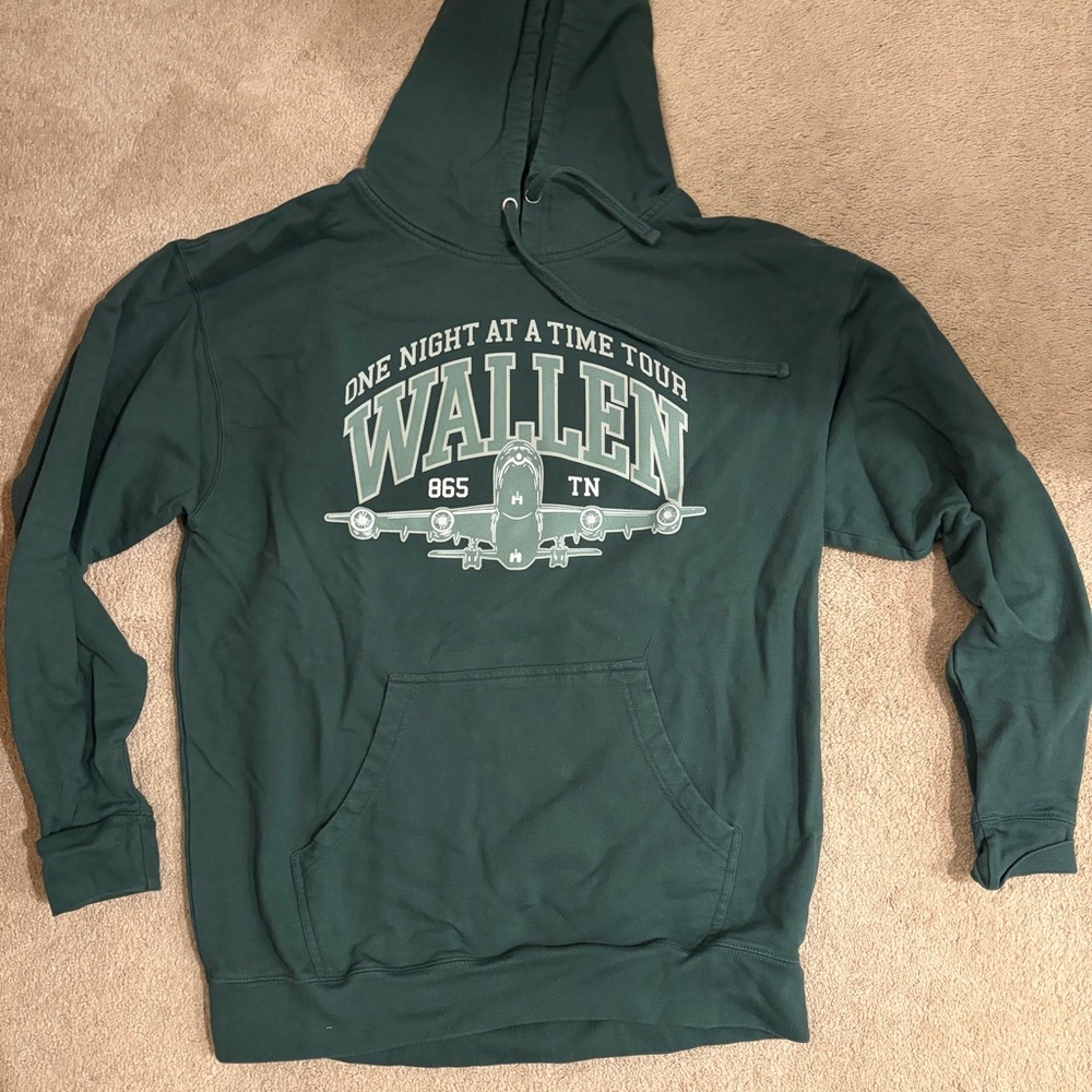 Morgan Wallen Dark Green Tour Hoodie